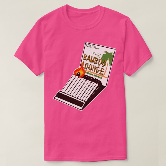 Das Bamboo Lounge-Matchbook T-Shirt (Design vorne)