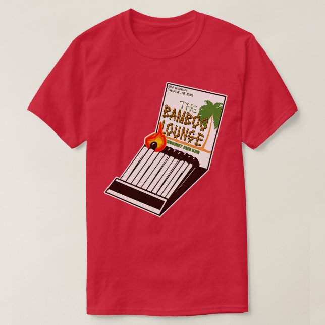 Das Bamboo Lounge-Matchbook T-Shirt (Design vorne)
