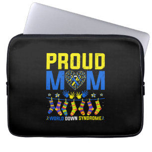 Das Band des "Stolz Mama World Down Syndrome Aware Laptopschutzhülle