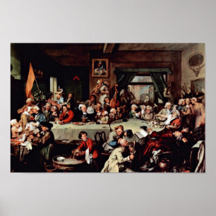 Das Bankett" durch Hogarth William (beste Poster