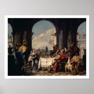 Das Bankett von Anthony und von Kleopatra, c.1744 Poster