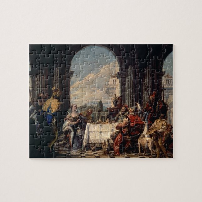 Das Bankett von Anthony und von Kleopatra, c.1744 Puzzle (Horizontal)