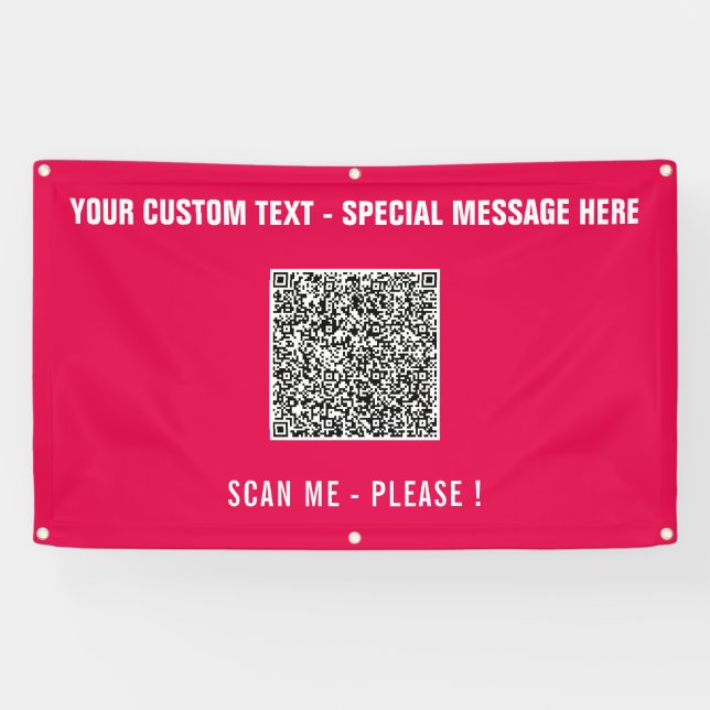 Das Banner für den benutzerdefinierten QR-Party wä (Horizontal)
