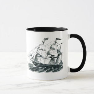 Das Barken-"Florida" Segeln-Schiffs-Lesezeichen Tasse