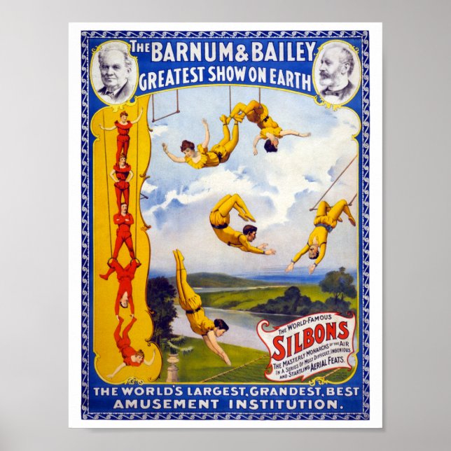 Das Barnum & Bailey 1896 Vintage Poster wiederherg (Vorne)