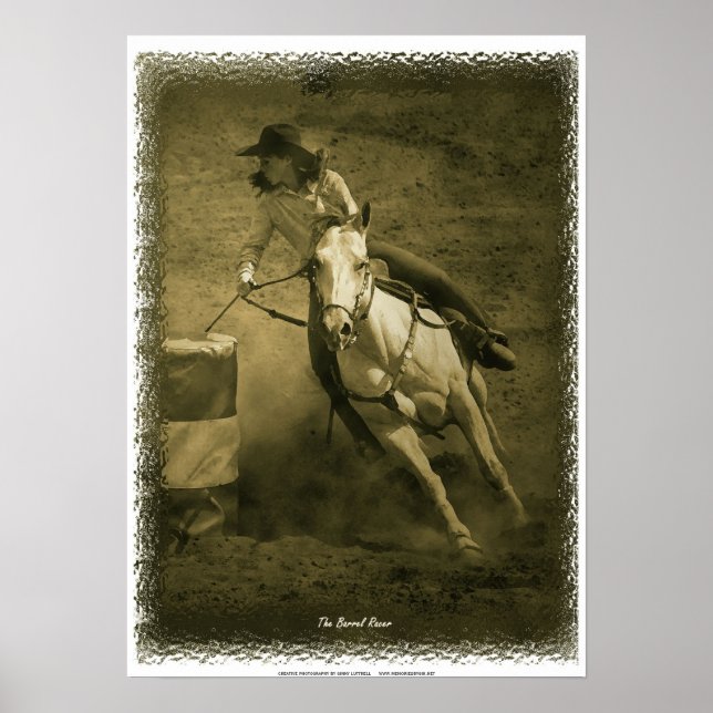 Das Barrel Racer Poster (Vorne)