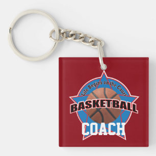 Das Basketball-Trainers-Leben fängt an Schlüsselanhänger