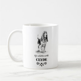 Das Basset Hound Life ist mit dem benutzerdefinier Kaffeetasse