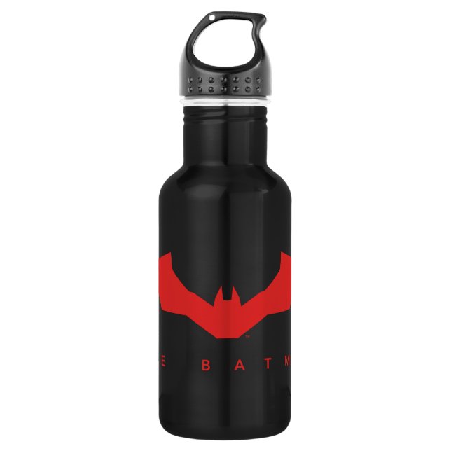 Das Batman-Bat-Logo Edelstahlflasche (Vorderseite)