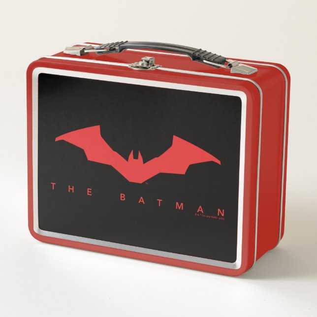 Das Batman-Bat-Logo Metall Brotdose (Vorderseite)