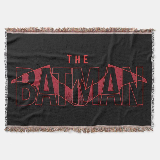 Das Batman Bat Overlaid-Logo Decke (Vorderseite)