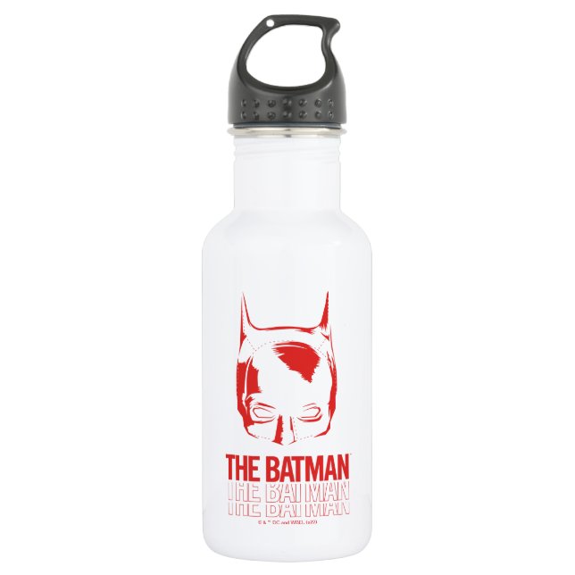Das Batman Cowl-Logo Edelstahlflasche (Vorderseite)