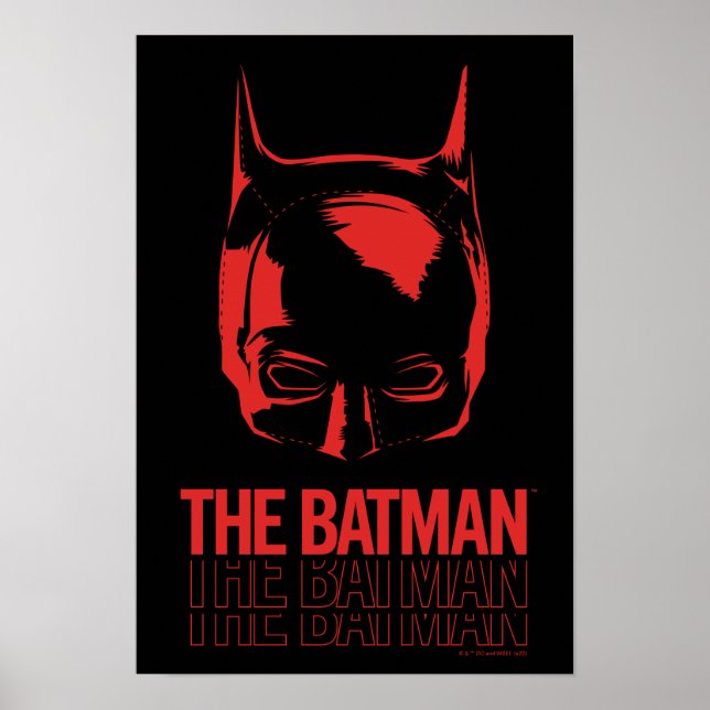 Das Batman Cowl-Logo Poster (Vorne)