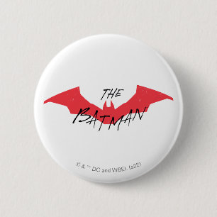 Das Batman-handgeschriebene Bat-Logo Button