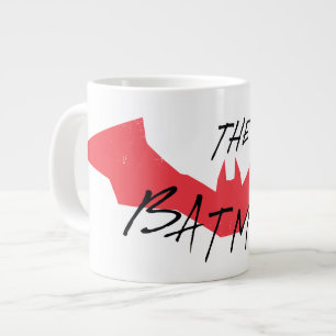 Das Batman-handgeschriebene Bat-Logo Jumbo-Tasse