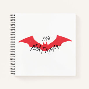 Das Batman-handgeschriebene Bat-Logo Notizbuch