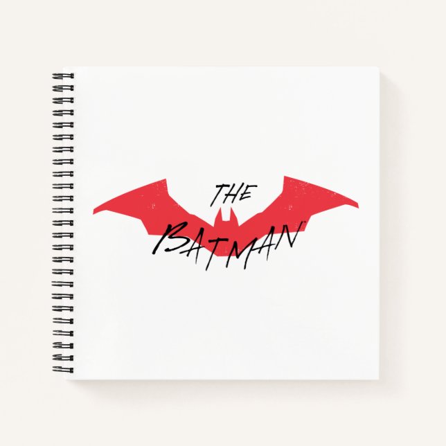 Das Batman-handgeschriebene Bat-Logo Notizbuch (Vorderseite)