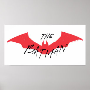 Das Batman-handgeschriebene Bat-Logo Poster