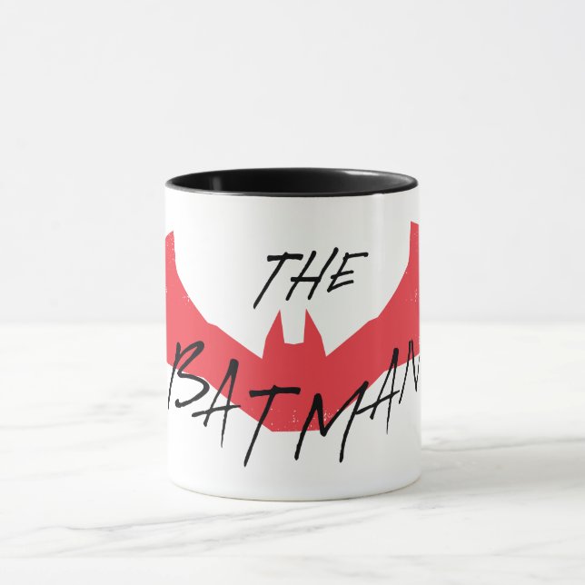 Das Batman-handgeschriebene Bat-Logo Tasse (Zentrum)
