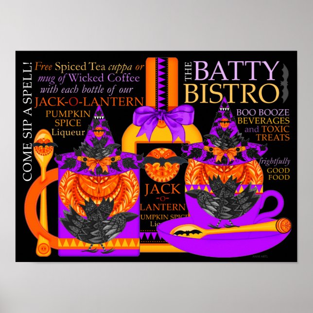 Das Batty Bistro Poster (Vorne)