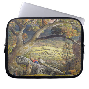 Das Bauholz Wain, c.1833-34 (w/c u. Gouache auf Laptopschutzhülle