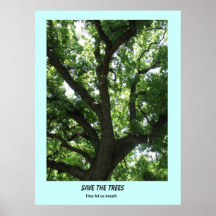 Das Baumposter gerettet Poster