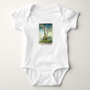 Das Baumwollsamt-Kaninchen - Baby-T-Shirt Baby Strampler