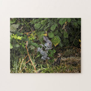 Das Baumwollsamt-Kaninchen-Puzzlespiel Puzzle