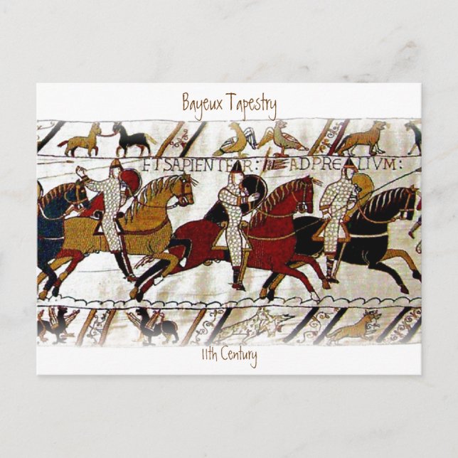 Das Bayeux Tapestry a2 Postkarte (Vorderseite)