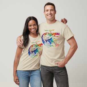 Das Bayou - Vintages Entwurfs-Krawatten-Blau-Shirt T-Shirt