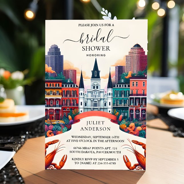 Das Beach Ocean Summer New Orleans Brautparty Einladung (Von Creator hochgeladen)