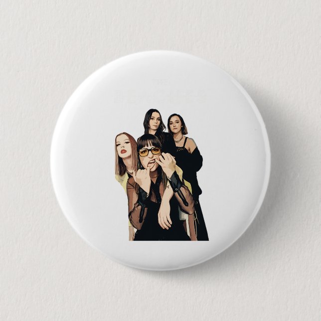 Das Beache-Band-Kunstwerk-Sticker  Button (Vorderseite)