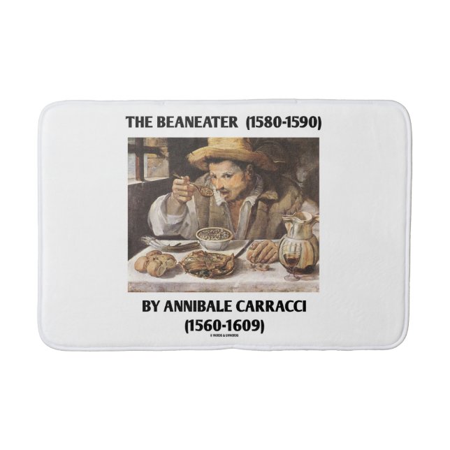 Das Beaneater (1580-1590) durch Annibale Carracci Badematte (Vorderseite)