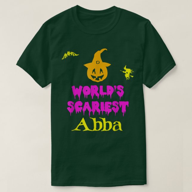 Das Beängstigendste Abba Halloween-Kostüm der Welt T-Shirt (Design vorne)