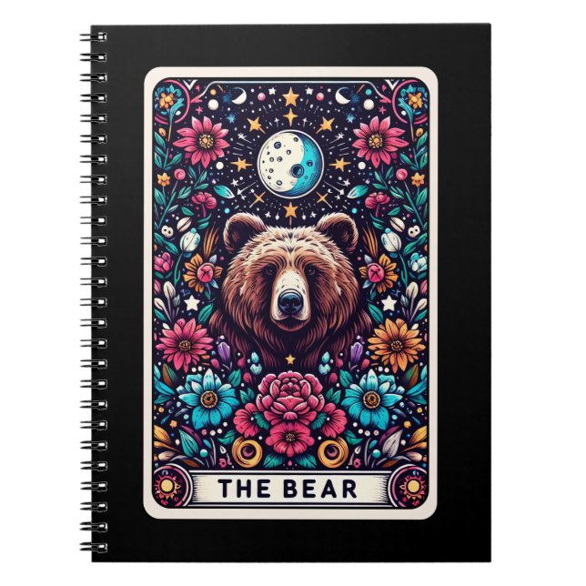 Das Bear Spirit Tarot Card Notebook Notizblock (Vorderseite)