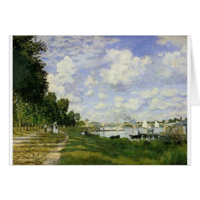 Das Becken bei Argenteuil - Claude Monet (Vorderseite (Horizontal))