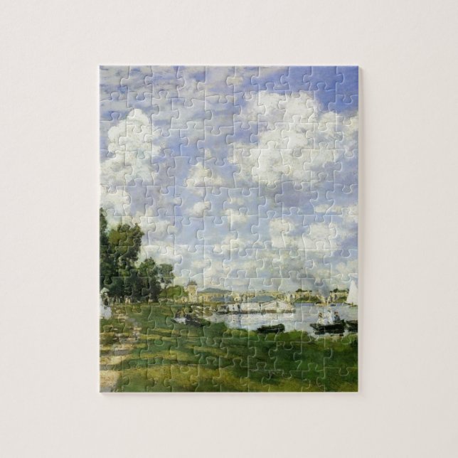 Das Becken bei Argenteuil - Claude Monet Puzzle (Vertikal)