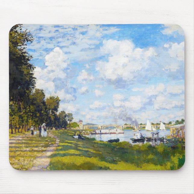 Das Becken in Argenteuil Claude Monet Mousepad (Vorne)