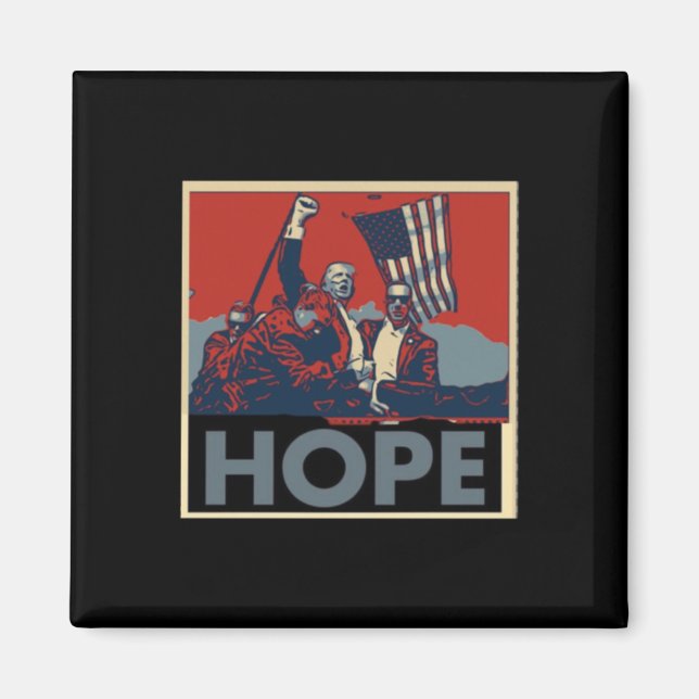 Das bedeutet Hoffnung für Amerika. Wir werden Amer Magnet (Vorne)