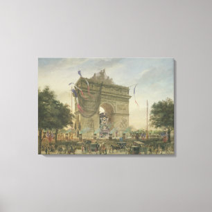 Das Begräbnis von Victor Hugo 1885 Leinwanddruck