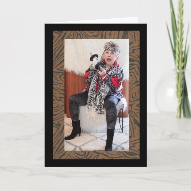 Das Behandeln von drei Dingen erzählt alles Karte (Vorderseite)