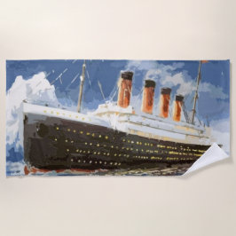 Das beliebteste Schiff der Welt Strandtuch