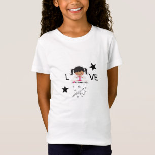 Das Bella der Gymnast-Mädchen angepasstes T-Shirt
