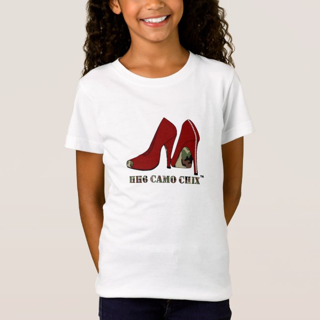 Das Bella der Mädchen der Camouflage-HH6 T-Shirt (Vorderseite)