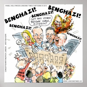 Das Benghazi Shuffle Funny Poster