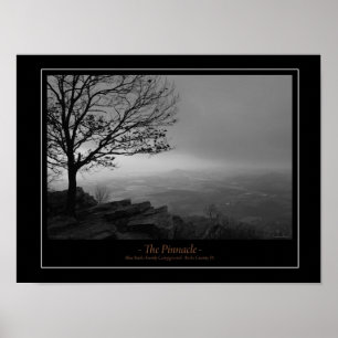 Das Berggipfel-Plakat Poster