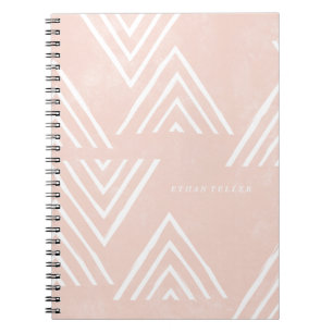 Das Bergoberblatt - Peach Notizblock