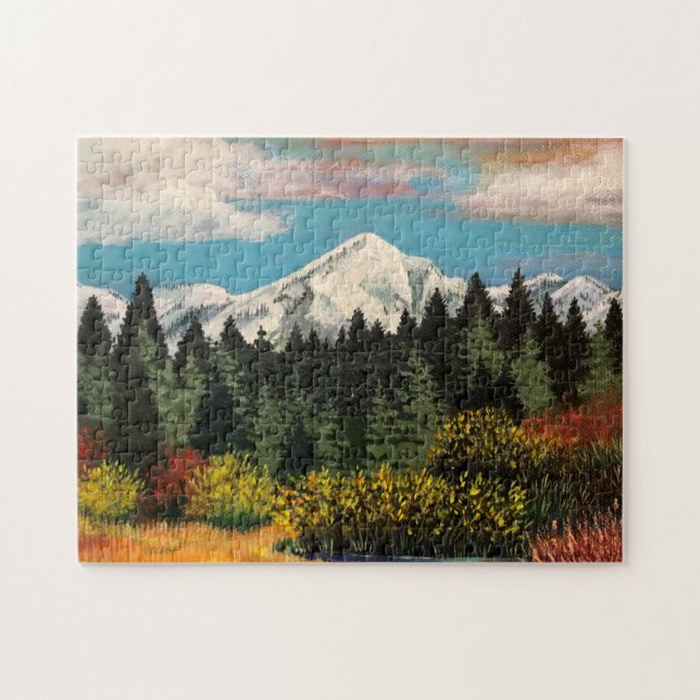 Das Bergwiesen-Puzzle Puzzle (Horizontal)