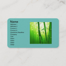 Das berufliche Büro personifizieren das Schicksal Visitenkarte