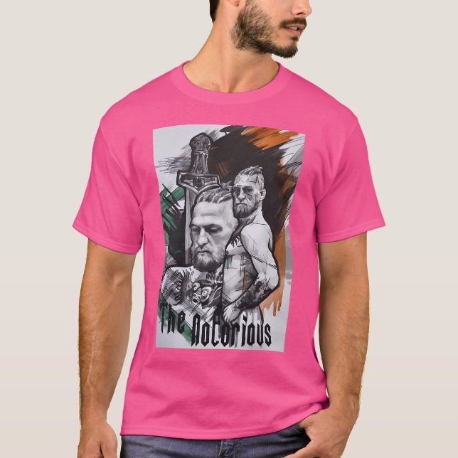 Das berühmte Design der McGregor-Kunst T-Shirt (Vorderseite)